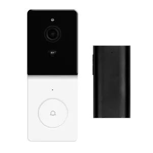 MOES Tuya Smart WiFi Videointerfon cu Cameră și Audio Bidirecțională, Ușă de Exterior, Wireless, cu Vedere Nocturnă