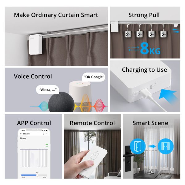 Motor perdele smart Zbcurtain de la Sonoff