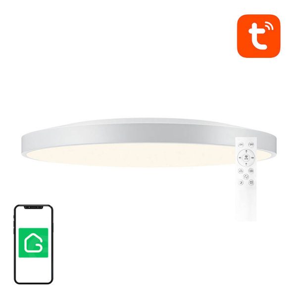 Plafonieră Smart LED Gosund LB11 – RGB+CW, 32cm, 24W, Control prin Aplicație și Telecomandă