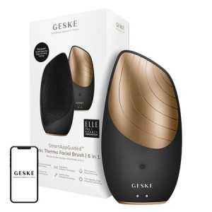 Perie Facială Smart Sonic Thermo Geske 6‑în‑1 – Curățare, Încălzire și Masaj într-un singur device